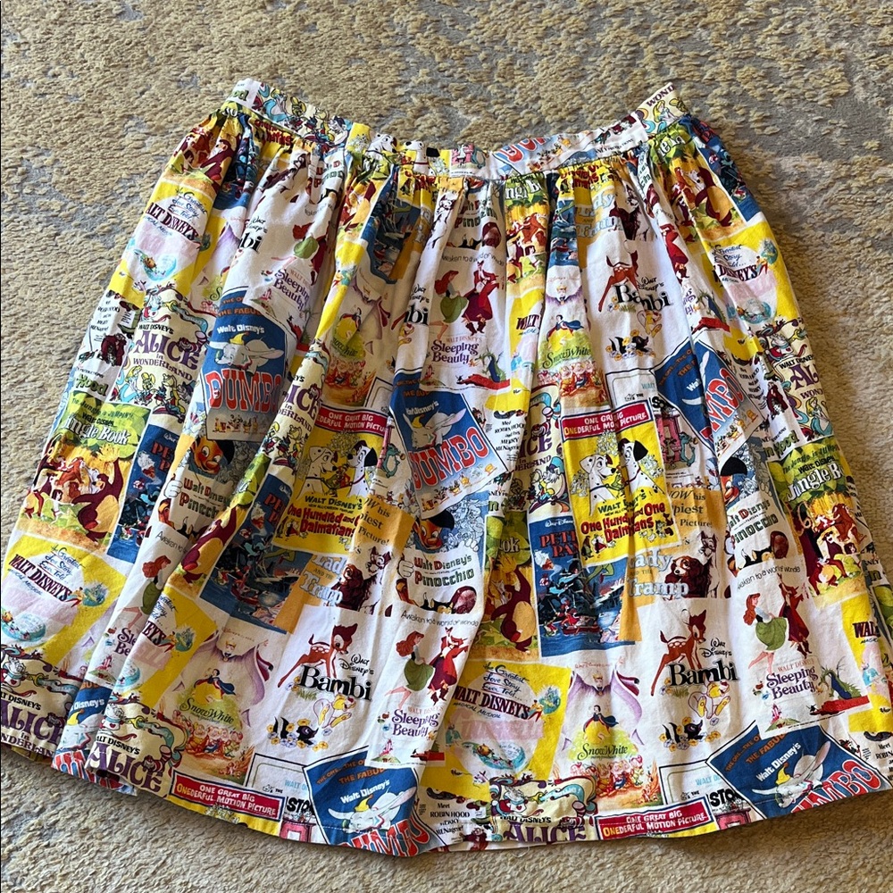 Vintage Style Multi-Color Circle Skirt - Women